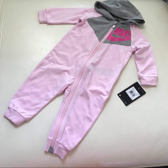 Nike baby girl pink cute bodysuit - Picture 3 of 7